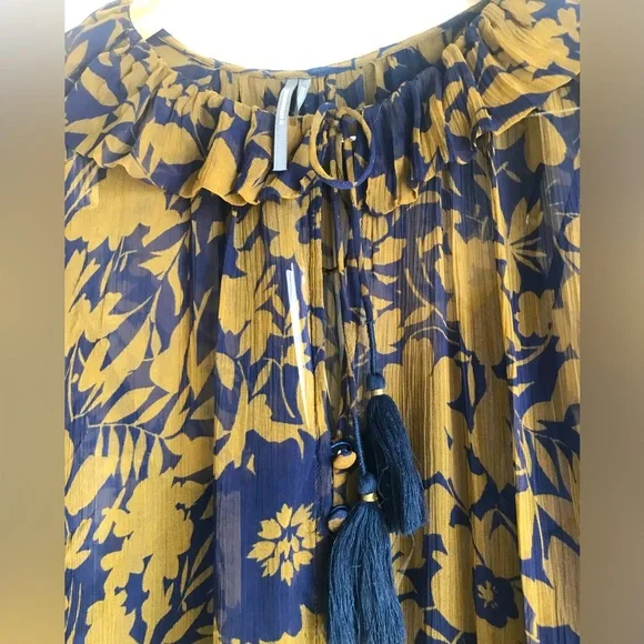 ANTHROPOLOGIE The Marais Printed Chiffon Mini Dress - Picture 11 of 14